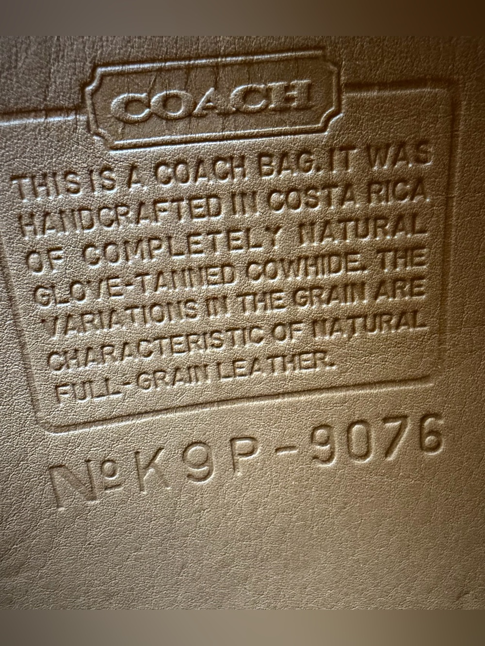 Coach Vintage 9076 Leather Campanion Bag - Picture 10 of 10